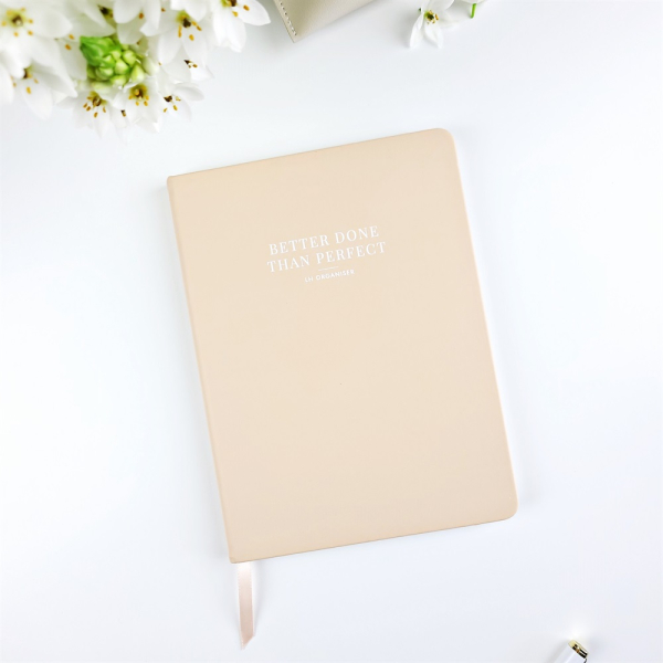 Better Done Than Perfect Day Organiser - Peach (Weekly)