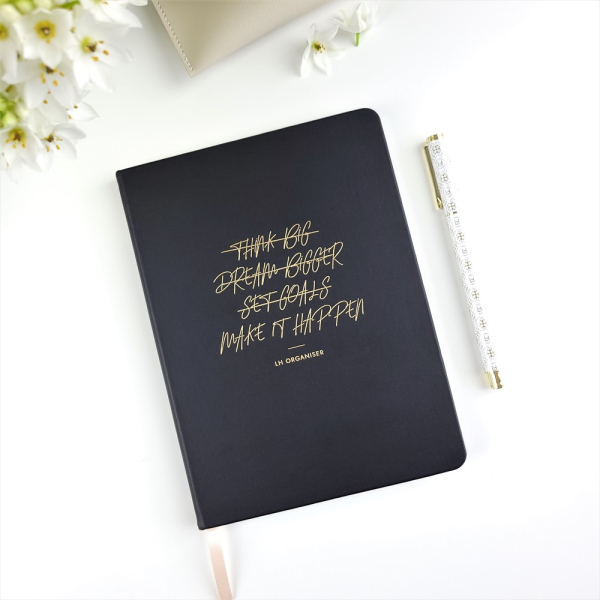 Week Organiser - Make It Happen - Black