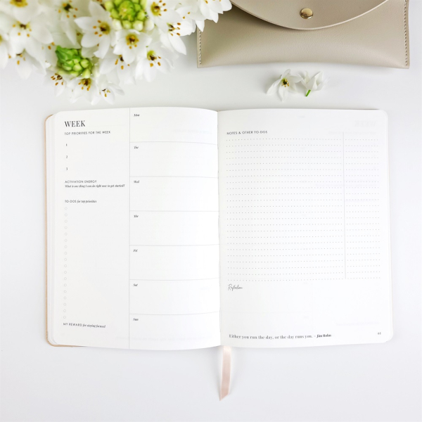 Day Organiser Planner - Black - Make It Happen (Weekly) - Image 6