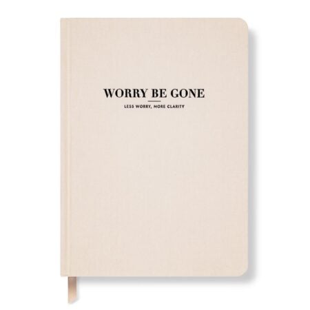 Worry Be Gone - Clarity Journal - Stone Worry Be Gone - Clarity Journal - Stone
