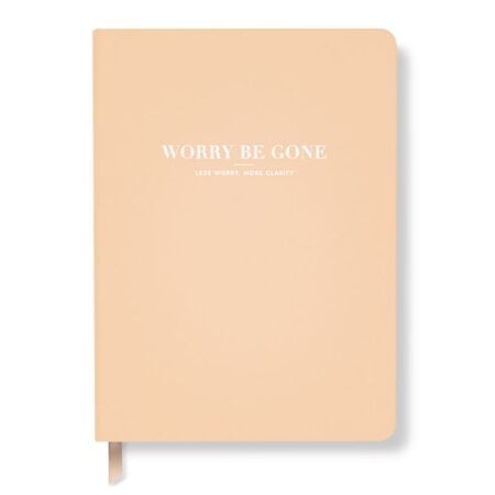 Worry Be Gone - Clarity Journal - Vanilla Worry Be Gone - Clarity Journal - Vanilla