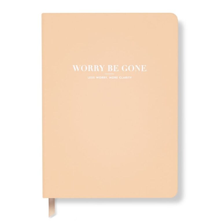 Worry Be Gone - Clarity Journal - Vanilla