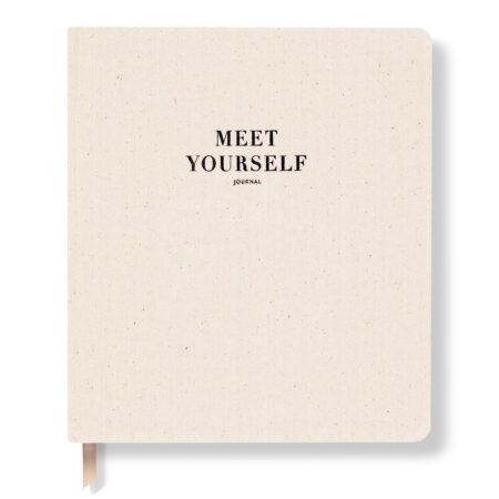 Meet Yourself Journal - Journaling for Self-Awareness - Cream Marle Meet Yourself Journal - Journaling for Self-Awareness - Cream Marle