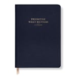 Day Organiser Planner - Midnight Blue - Prioritise What Matters (Daily)