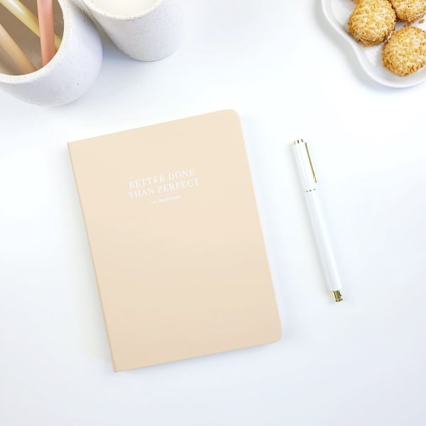 Better Done Than Perfect Day Organiser - Peach (Weekly)