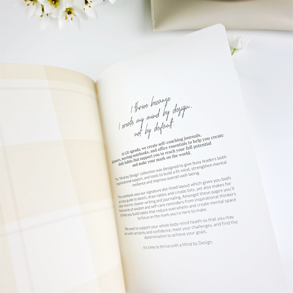 Mind By Design Notebook - Mental Resilience Edition
