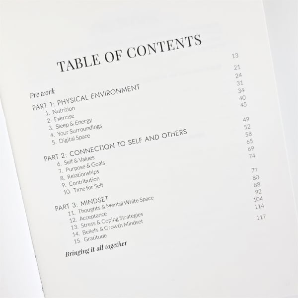 THRIVE Mind Designer - Self-coaching Journal for Mental Resilience