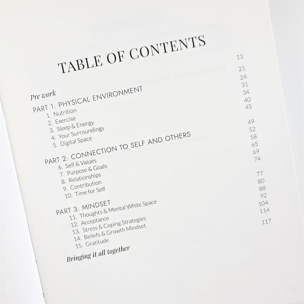 THRIVE Mind Designer - Self-coaching Journal for Mental Resilience