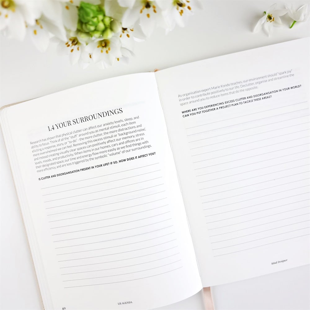 THRIVE Mind Designer - Self-coaching Journal for Mental Resilience
