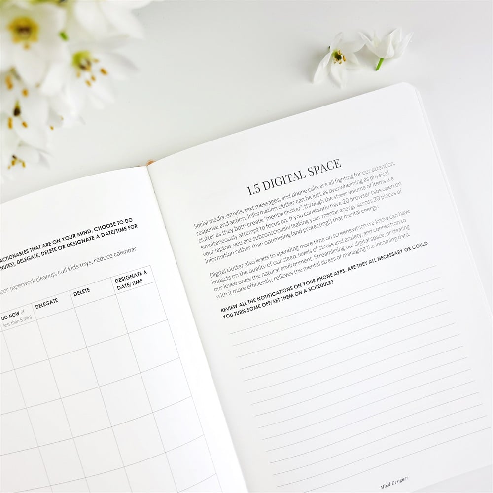 THRIVE Mind Designer - Self-coaching Journal for Mental Resilience