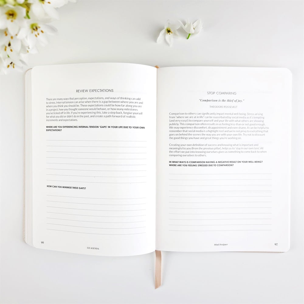 THRIVE Mind Designer - Self-coaching Journal for Mental Resilience