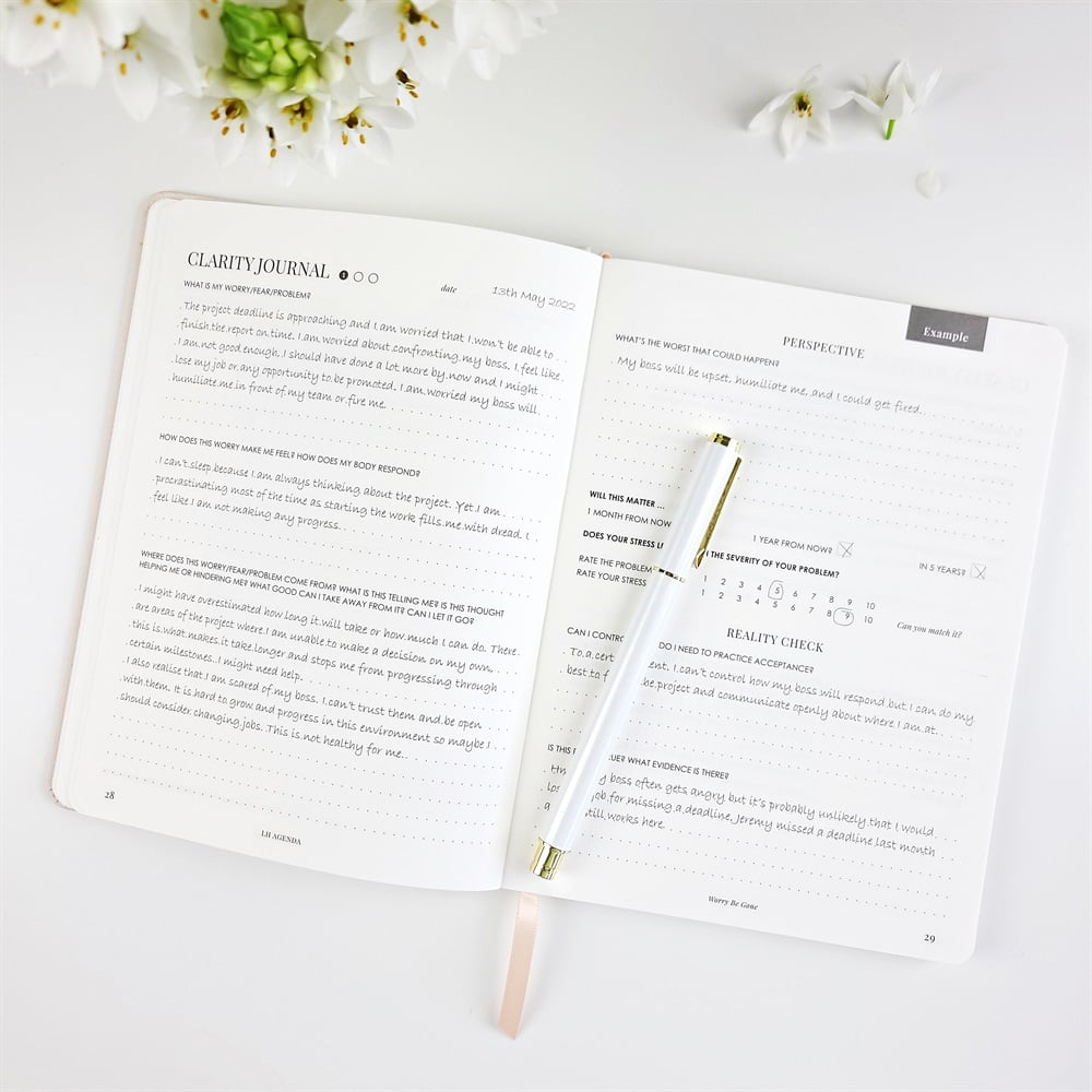 Worry Be Gone - Clarity Journal