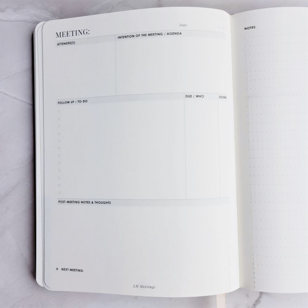 Meeting Notebook LH Agenda