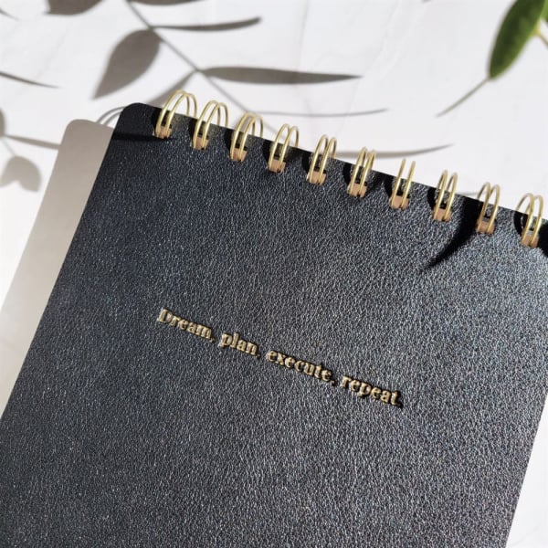 LH Agenda Notepad - Black (Dot-lined) - Persistence - Image 3