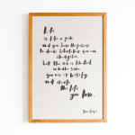 Life is Like a Pen - Digital Print