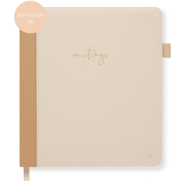 Meeting Notebook – Large – Latte