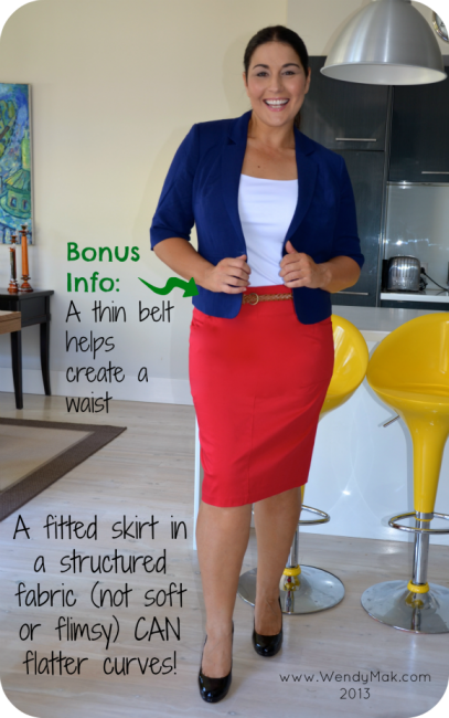 Skirts for curves pencil skirt