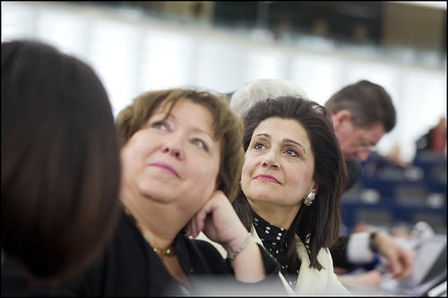 women at conference