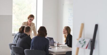 workplace wellbeing meeting