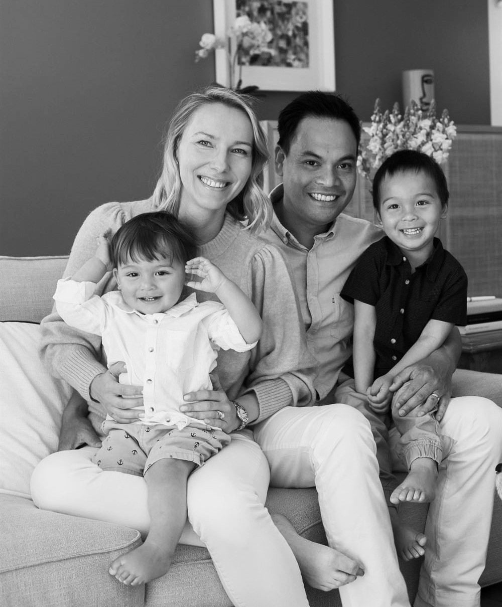 Kasia Gospos with family Kasia Gospos with family