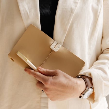 LH Agenda Explorer Refillable Notebook Set - Latte LH Agenda Explorer Refillable Notebook Set - Latte