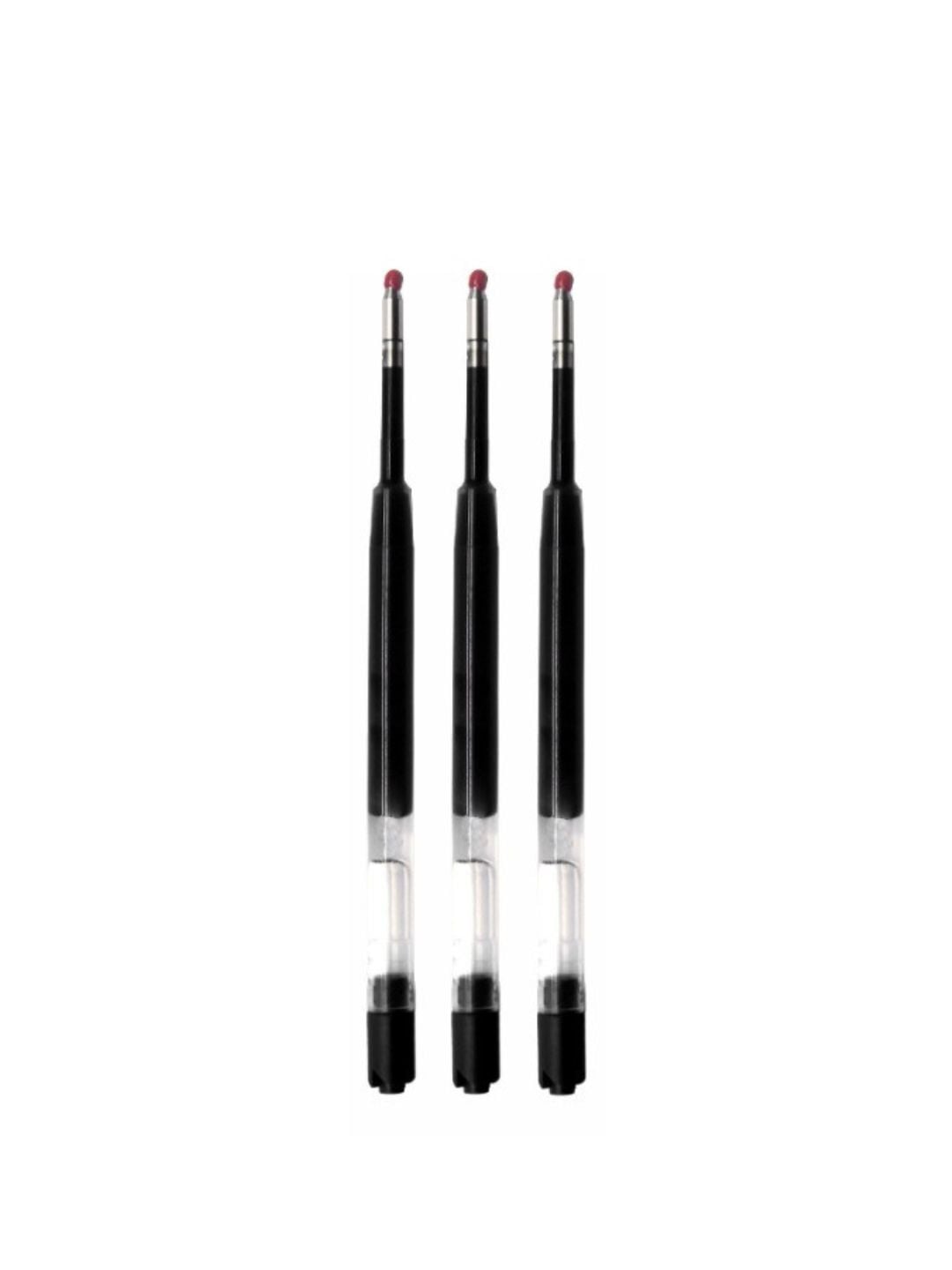 Rollerball Pen Refill Cartridge - Black - Pack of 3