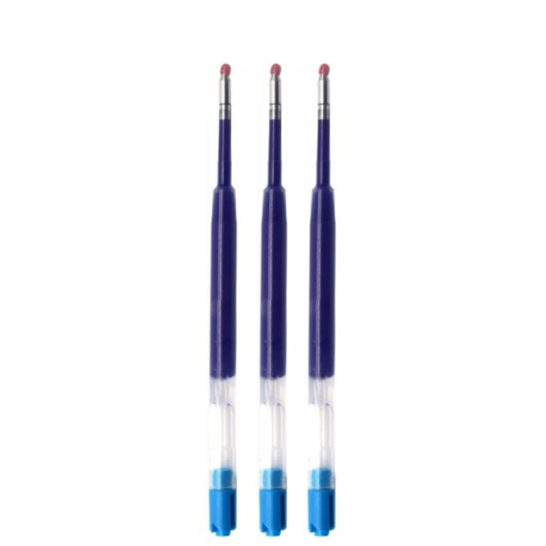 Rollerball Pen Refill Cartridge - Blue - Pack of 3