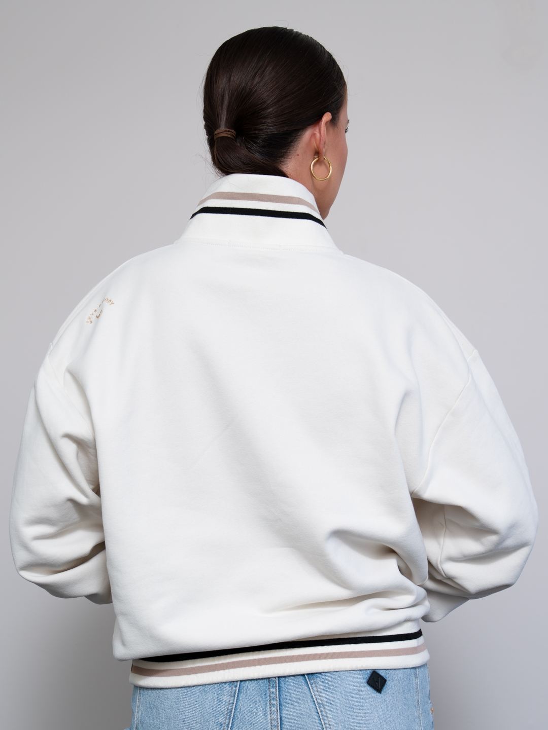 Skye Melody Soft Touch Half-Zip - Ivory