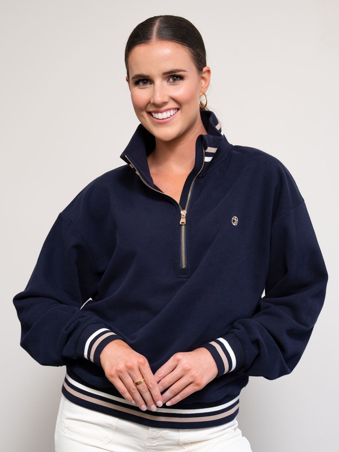 Skye Melody Soft Touch Half-Zip - Midnight Blue