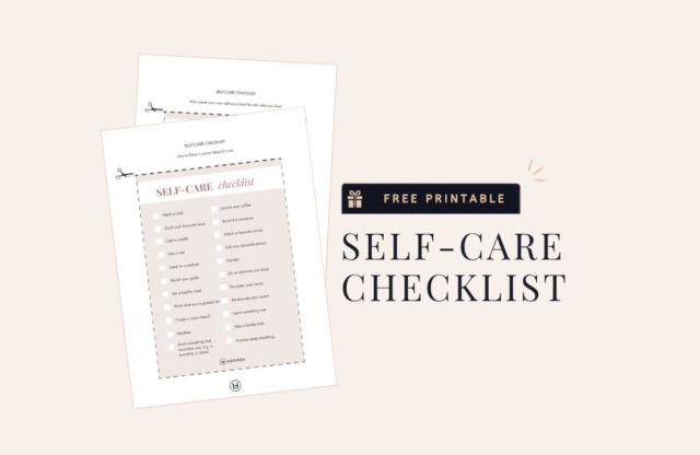 Self-care Checklist